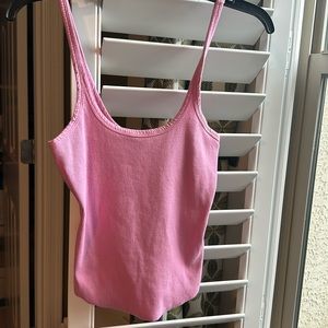 Free People FP movement pink tank top
